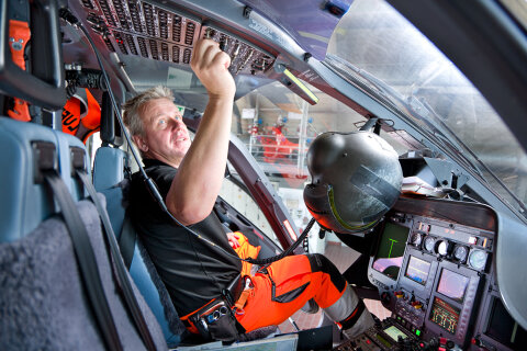 Rettungshubschrauber Christoph 2, BG U Frankfurt - Industrie Fotografie