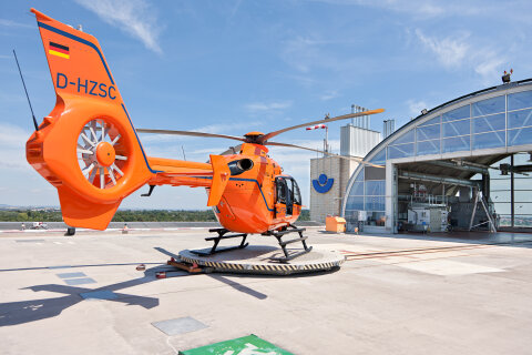 Rettungshubschrauber Christoph 2, BG U Frankfurt - Industrie Fotografie