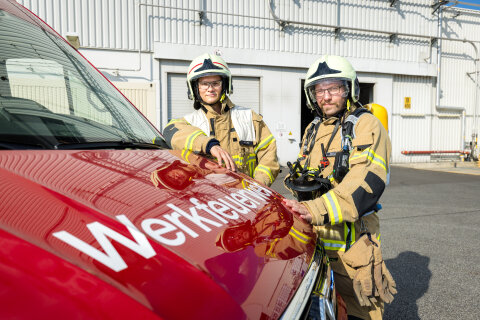 Werksfeuerwehr | BASF AG - Industrie Fotografie