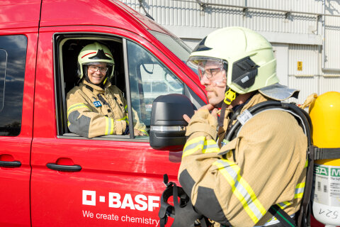 Werksfeuerwehr | BASF AG - Industrie Fotografie