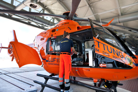 Rettungshubschrauber Christoph 2, BG U Frankfurt - Industrie Fotografie